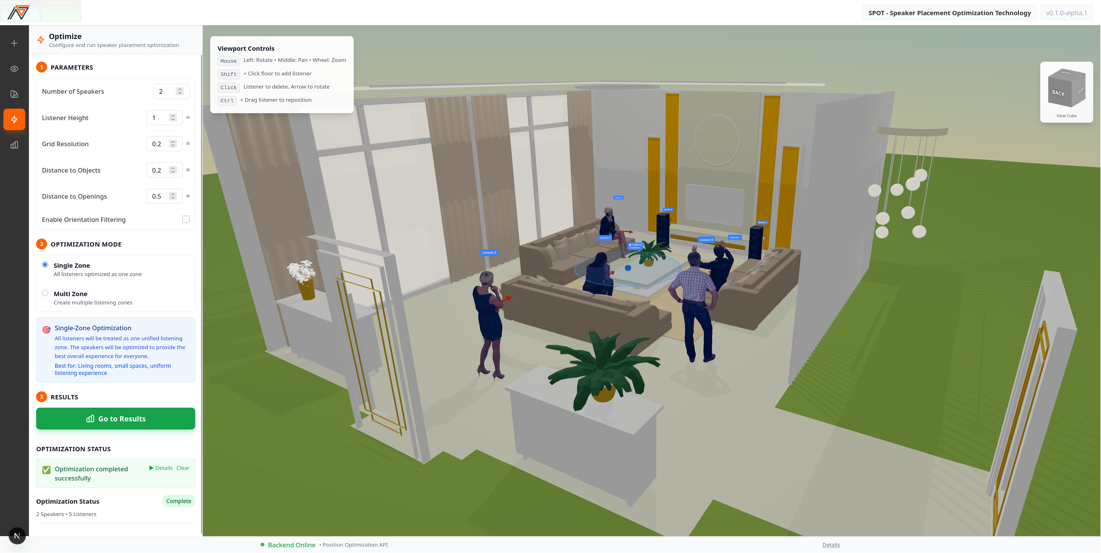 SPOT Interface Features